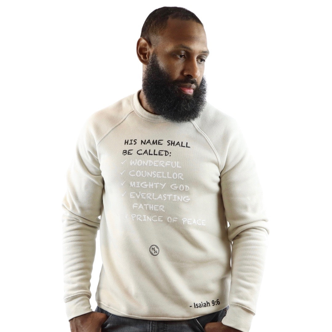 Unisex Isaiah 9:6 Crewneck Sweatshirt